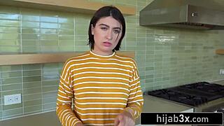 sexy arab teen tries cock sucking first time ever