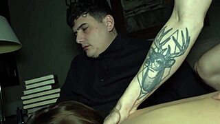 Luchiibb cheats with boyfriend's best friend right by fat cuckold creampie at club