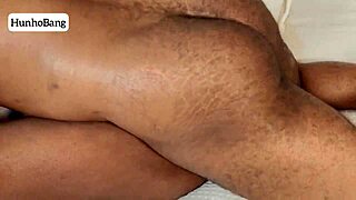 perfect big booty ebony babe rides hubby monster cock 💦 cumshot dripping wet!