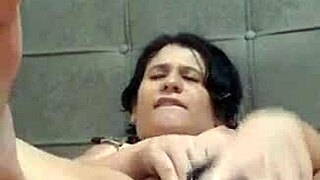 Latina prostitute masturbates juicy pussy with toys creampie dreams for cuckold old man