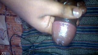 mallu guy's oiled cock erupts massive cumshot all over