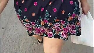 Street latina milf prostitute roleplays as teacher seducing young student in bedroom lingerie.