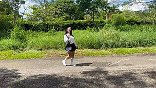 uni girl gives in easy fucks stranger cheats bf 😈🇨🇴