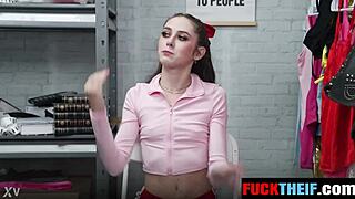 i caught daisy shoplifting in the garage... now she begs for my cock to slide this innocent mess!