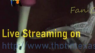 Thot's Texas Pussy Pounded by Toothbrush Vibrator!
