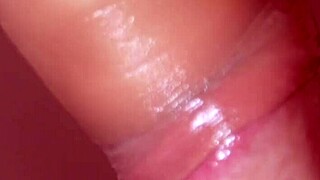 Japanese babe's close-up monster cock cum explosion part 02