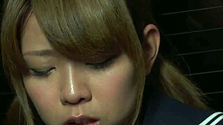 Does Fu Sazanami's Shaved Pussy In Uniform Tempt You Uncensored?