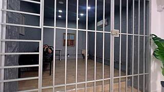 Horny SLUT Abby Carter Lets COP Fuck Her Wet Pussy In Prison Cell