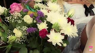 Blonde Ebony Orgy Ditches Tea for Big Cock Doggy Pounding