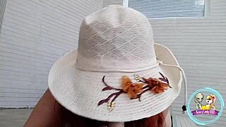 big ass latina rides huge toy for juicy bouncing squats