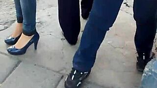 hermosa princesa struts in sexy heels 👠😍