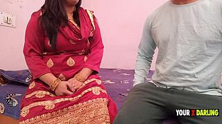 chubby indian stepmom pregnant from horny stepson's fat cock pounding!