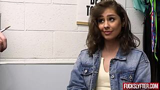 Petite Shy Teen Caught Stealing Food Fucked Hardcore