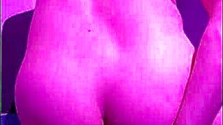 Teen transsexual fucks her ass with dildo then licks it clean solo