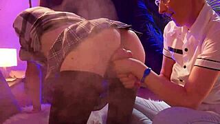 Girl Dominates Orgasm—Ruins His Explosive Cumshot!