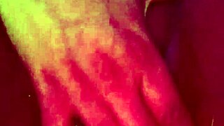 Ebony babe masturbates pussy to squirting orgasm tease