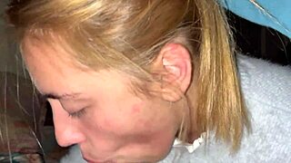 omg she gags deepthroating my cock!! loves the rough face fuck and choking!