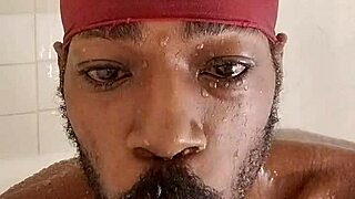 Sharing sweet kisses with cute roommate