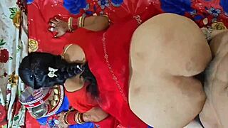 karwa chauth babe bent over licked then doggystyle fucked