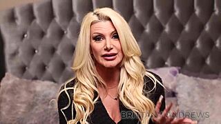 hey, watch horny busty blonde brittany andrews finger her wet twat?