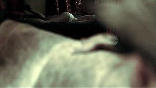 stiletto whore teases with huge ass before wet blowjob and cum-covered facial quickie