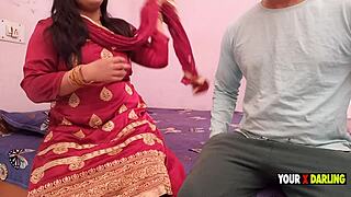 chubby indian stepmom pregnant from horny stepson's fat cock pounding!