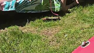 Wife Caught Masturbating Gives Homemade Blowjob Cumshot