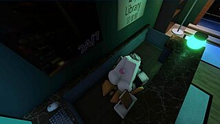 Cute Femboy Librarian Assfucked Library Hard