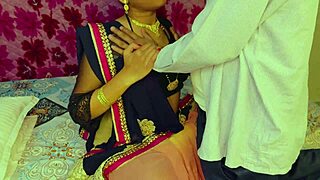 young dude bangs friend's hot indian housewife hard