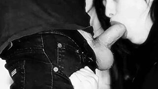 watch this real amateur choke on huge cock deepthroat cumshot pov