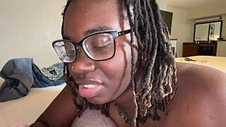 Tee Vuiton Teases White Stepbrother Huge Interracial Cock