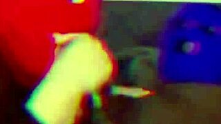 chubby latina housewife slurps hubby's lover's bbc in homemade sloppy deepthroat vid