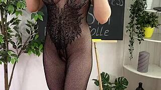 ever wonder what bdsm teacher in lingerie heels does solo?