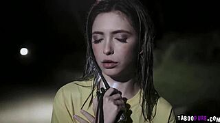 petite jane wilde's teen pussy banged deep with cumshot