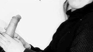 watch this real amateur choke on huge cock deepthroat cumshot pov