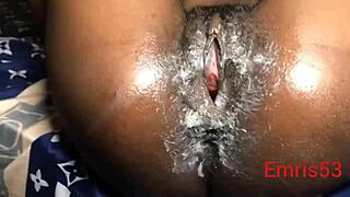 ever seen a teen's hairy pussy handle monster bbc so easy??