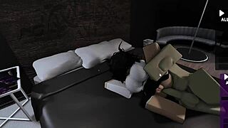 roblox slut takes monster bbc deep in dripping pussy creampie