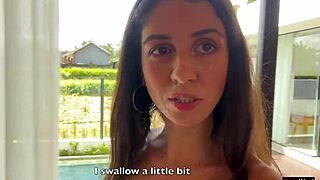 Fuck Me Hard For Step Daddy's Job - Public Cumwalk