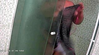 hidden cam catches fat stepmom lingerie tit flash