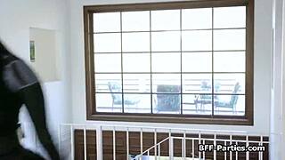 horny girlfriends turn sexy cosplay into wild fourway toy party fuck