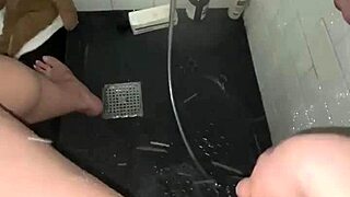 arab teen snowwhite masturbates tight pussy in shower perfect body