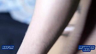 petite ebony teen neighbor rides throbbing cock cowgirl to wet creampie finish