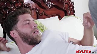 Secretive milf gets crushed by stepson in bathroom bent over doggystyle cowgirl missionary riding