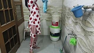 step sis flirts hard then blows step bro till he cums?