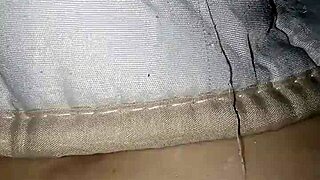 pregnant woman at six months flashes belly and pubic hair in public