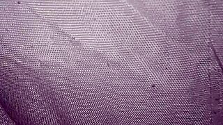 pregnant woman at six months flashes belly and pubic hair in public