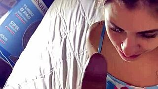 brazilian babe moans as huge cock slams tight wet pussy rough first time