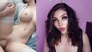 Korean big tits teen takes hard anal creampie in lingerie