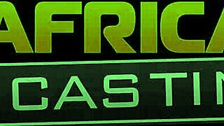 massive-titted ebony bbw gives sloppy head at bikini casting