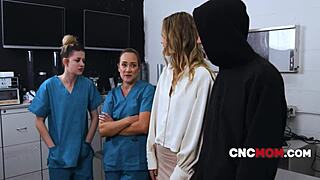 overworked doctor milfie morgan gets freeuse fucked in hospital by patient